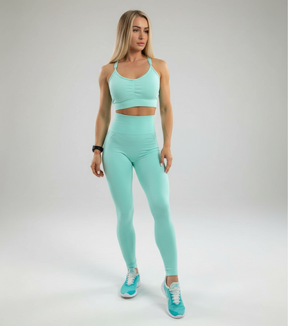 Conjunto Seamless Ciano