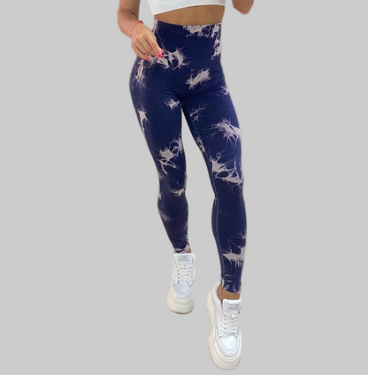 Legging Tie Dye Azul Dark