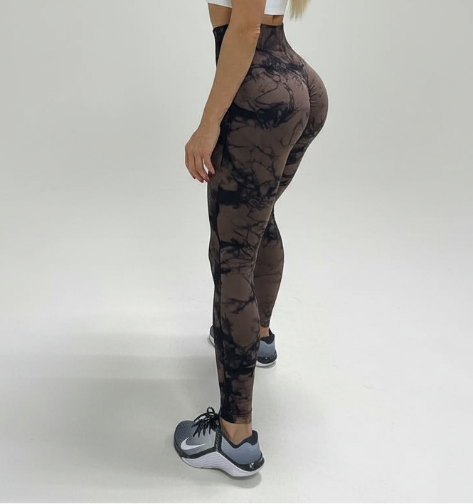 Legging Tie Dye Marrom