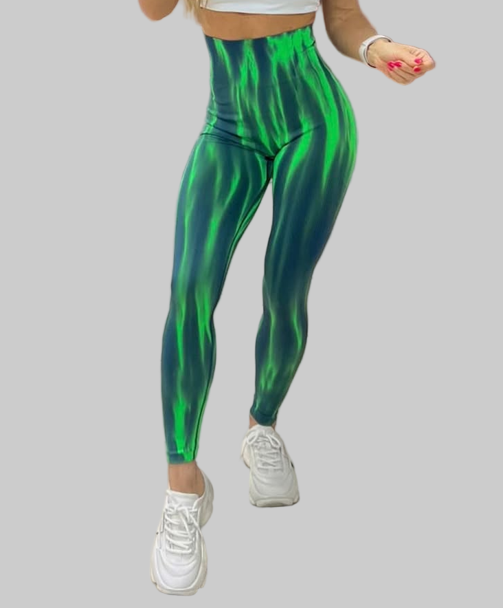 Legging Tie Dye Verde