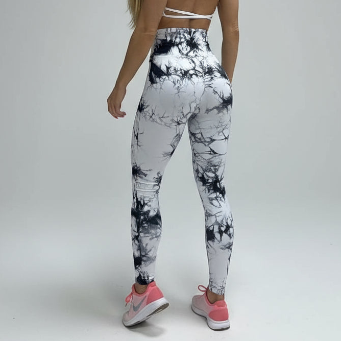 Legging Tie Dye Branca